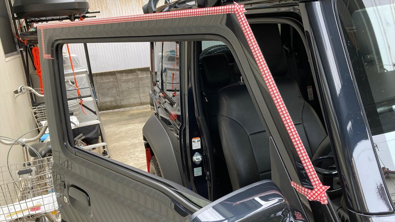 DIY記録：MonsterSport『エアロバイザー』(721500-5500M) - ジムニー